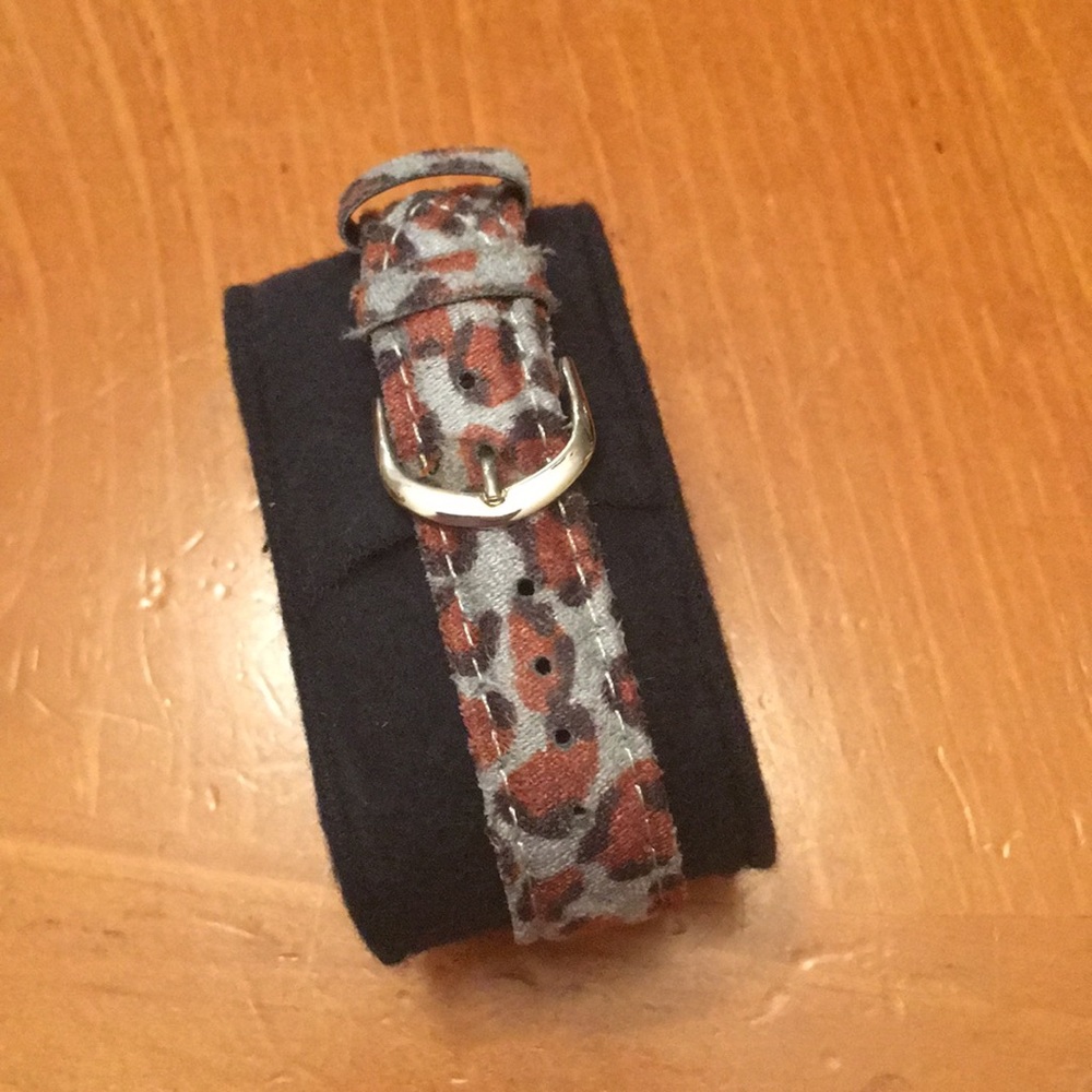 Gray Leopard Print Watch - image 2